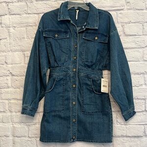 FREE PEOPLE denim dress